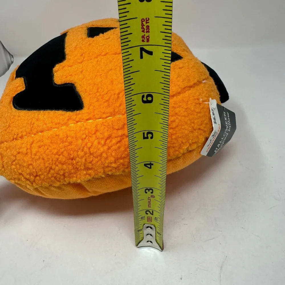 Way to Celebrate Pillow Orange Pumpkin Halloween Shaped Sherpa Plush
